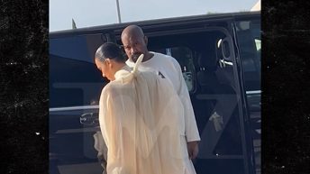 Kanye West and Fully-Clothed Bianca Censori Show Up At Italian Airport