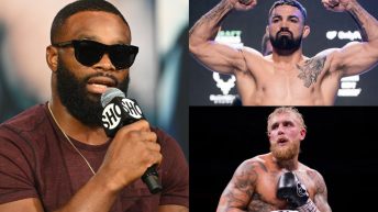 Jake Paul’s two-time opponent Tyron Woodley warns Mike Perry ahead of boxing match