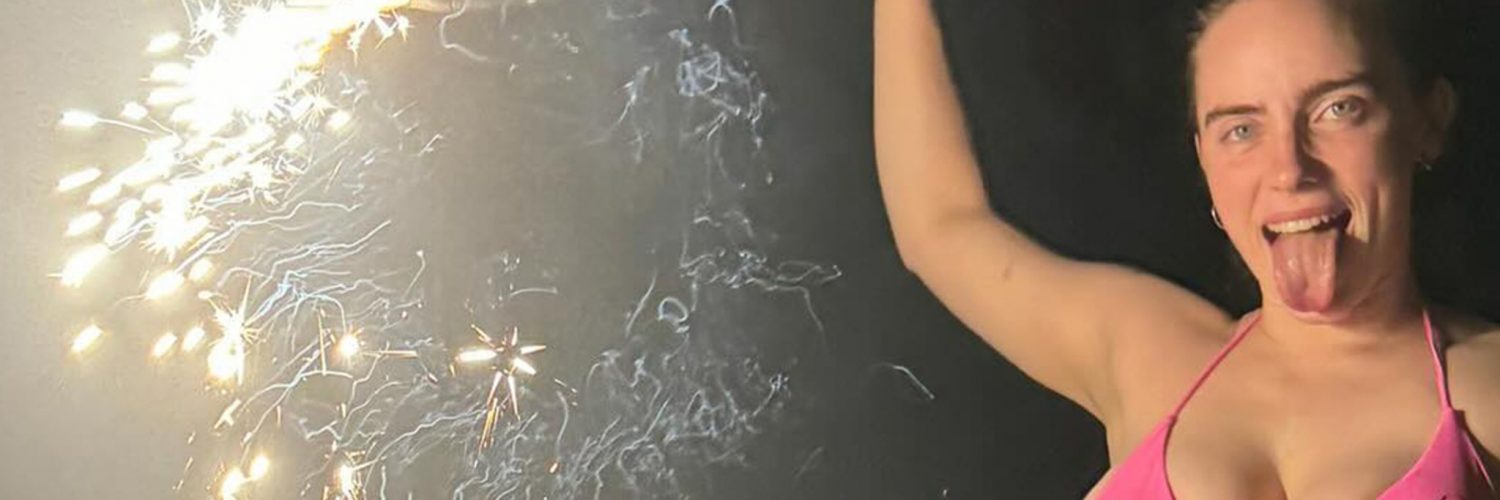 Billie Eilish Holds Lit Firework in Bikini in Fourth of July Weekend Post