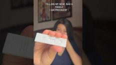 Family reaction to my pregnancy -Part2  #pregnancy #announcement #pregnant #momtobe #trending #viral