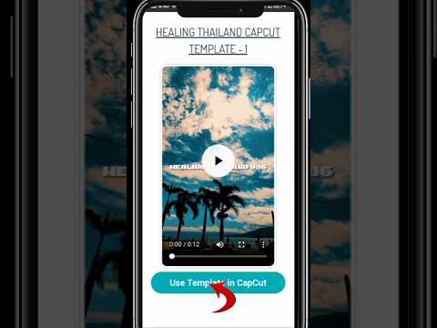 healing Thailand capcut template || tutorial video healing Thailand capcut template || #shorts #edit