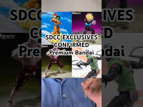 SDCC Exclusives on Premium Bandai #shfiguarts #sdcc #exclusives #premiumbandai #preorder #dragonball