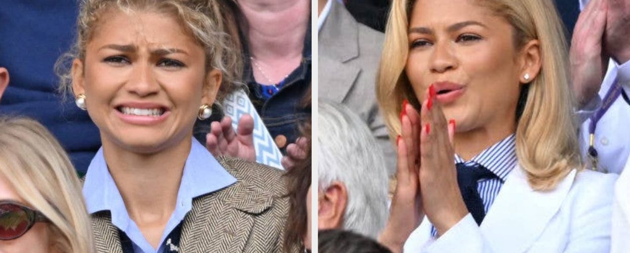 Zendaya’s Facial Reactions At Wimbledon Were Absolutely Priceless, And They Have So Much Meme-Potential