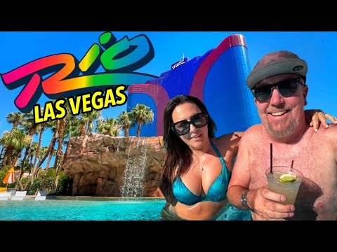 RIO LAS VEGAS HOTEL & CASINO: NEW RENOVATED ROOM & POOL! Complete tour/info Walk through Update 2024