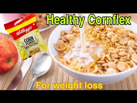 Healthy breakfast for weight loss/Right way to eat kellogg’s corn flex/ Cornflex on milk