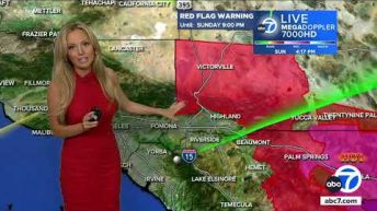 SoCal forecast: Conditions staying warm and humid, with chance of thunderstorms