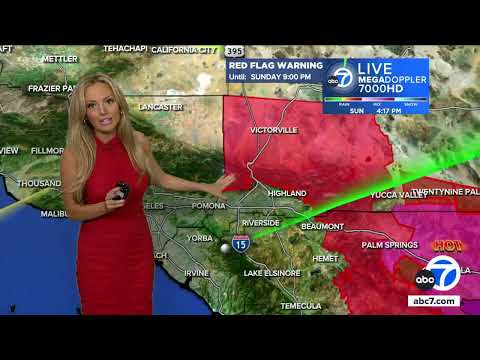 SoCal forecast: Conditions staying warm and humid, with chance of thunderstorms