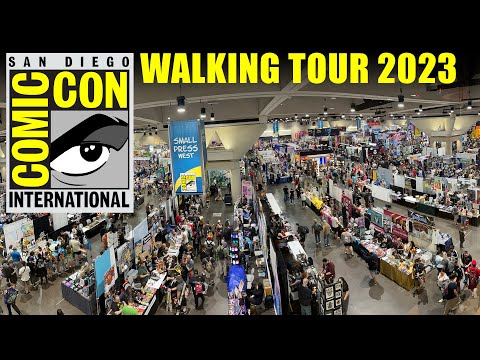 San Diego Comic Con 2023 – Show Floor Walking Tour – SDCC 2023 – Full Walkthrough