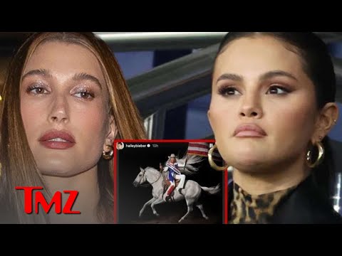 Hailey Bieber Reignites Selena Gomez Feud Rumors With Beyoncé Post | TMZ TV