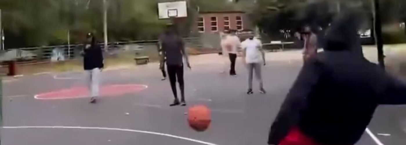 VIDEO | Leon Edwards hits wild basketball trick shot ahead of UFC 304