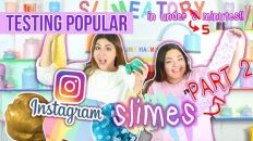 TESTING POPULAR TRENDING INSTAGRAM SLIMES In under 5 minutes PART 2 | Slimeatory