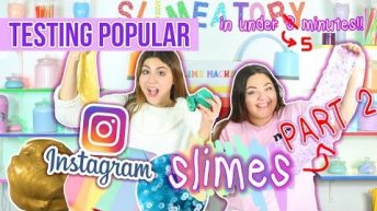 TESTING POPULAR TRENDING INSTAGRAM SLIMES In under 5 minutes PART 2 | Slimeatory