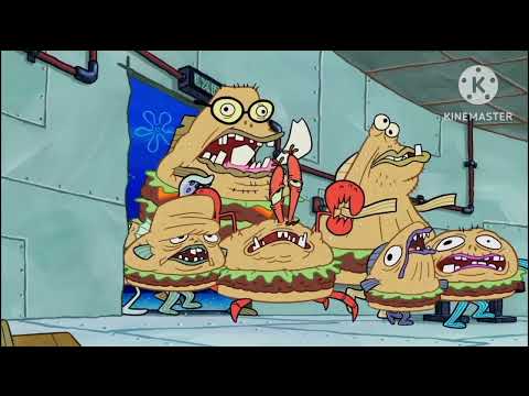 Channel 3 Ident – Krabby Patty Zombies Takes Over A Chum Bucket (1989-1991, Thailand)