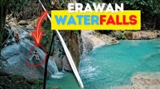 DEEP CLEAR BLUE Erawan Falls | Kanchanaburi | Thailand | Alissa & Jay