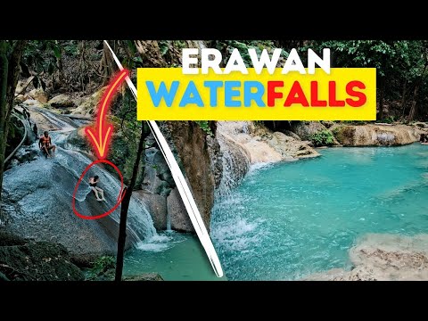 DEEP CLEAR BLUE Erawan Falls | Kanchanaburi | Thailand | Alissa & Jay