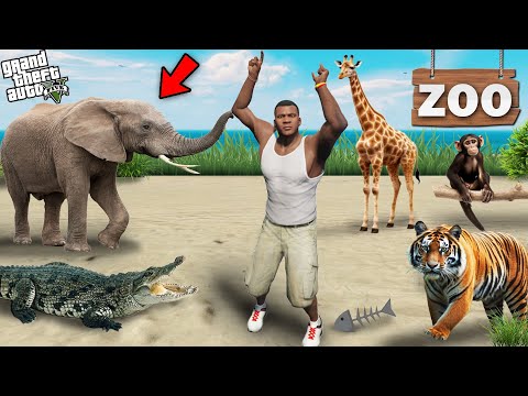 GTA 5 : Franklin Opened A Zoo In GTA 5 !