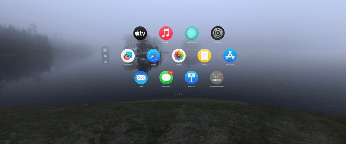New Lake Vrangla Environment rolling out now to Apple Vision Pro users