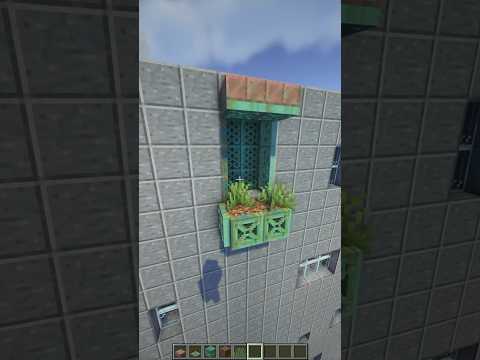 Complex But Cute Copper Window in Minecraft! #shorts