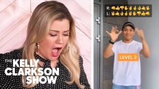 Kelly Clarkson Tries Trending TikTok Challenges | Digital Exclusive