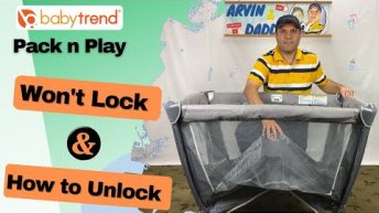 Baby Trend Pack n Play Sides won’t lock – How do you unlock the Baby Trend Pack n Play? [playpen]