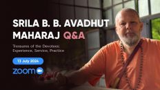 Swami B. B. Avadhut Maharaj: Questions and answers in ZOOM | 13 July 2024 (full reс)