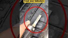 Tread wear indicators #shorts #carsutra #cartips #carcare #tyrecare #trending