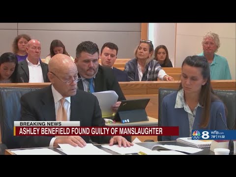 Ashley Benefield found guilty of manslaughter