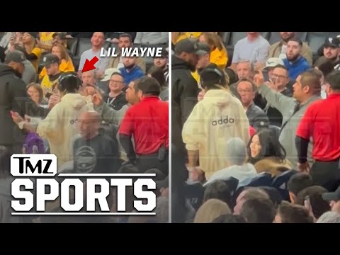 Lil Wayne Confrontation With Lakers Security Guard Caught On Video | TMZ Sports