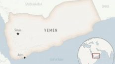 Missile attack by Yemen’s Houthi rebels hits container ship in first attack in 2 weeks