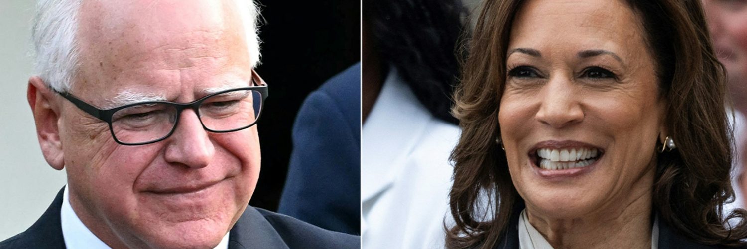 Kamala Harris Holds First Rally With Tim Walz As Her New Running Mate