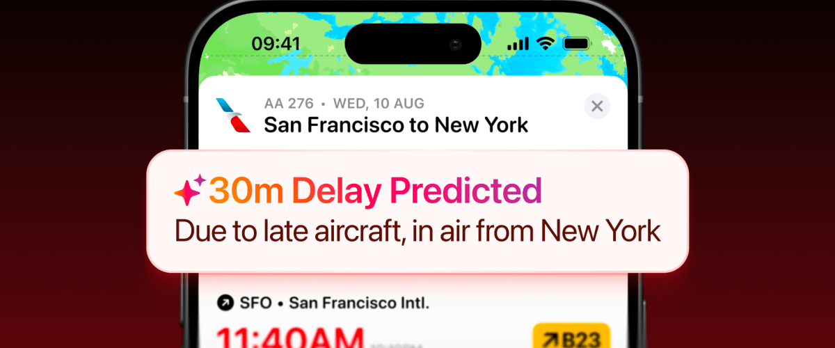 Flighty can now predict when your flight will be delayed – and tell you why