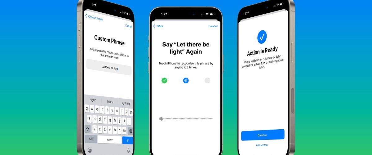 iOS 18 lets you bypass Siri with custom voice actions