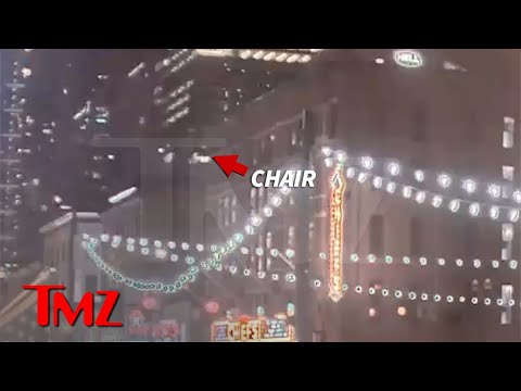 Morgan Wallen Arrest, Video of Moment Chair Is Flung from Rooftop | TMZ