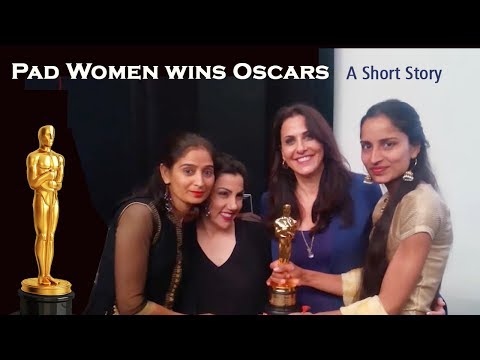 Pad women win Oscars | Period. End of Sentence