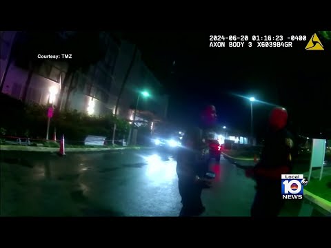 Body camera footage showing Miami arrest of Travis Scott released