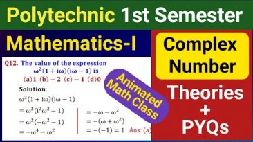 Complex Number (Theories + PYQs) | Mathematics-I | 1st Semester of Polytechnic | NatiTute