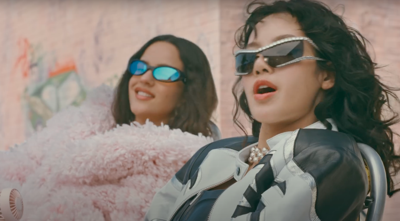 Lisa Grabs Rosalía For Epic Pop Moment ‘New Woman’