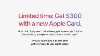 Apple Card offering new $300 sign up bonus to targeted users