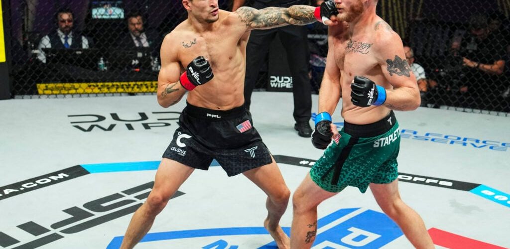 Muhammad Ali’s grandson Biaggio Ali Walsh lands first professional MMA KO in a minute as he continues PFL win streak