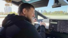 Chechen warlord invites Musk to Russia after he’s filmed driving machine-gun mounted Cybertruck