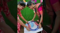 😃🤣ruthika birthday ku anniiyu naanum serndhu cake senjachuu..#shorts #trending #minivlog #viralvideo