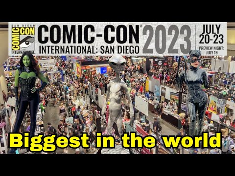 San Diego Comic-Con 2023 Biggest in the World ,busiest Day Saturday