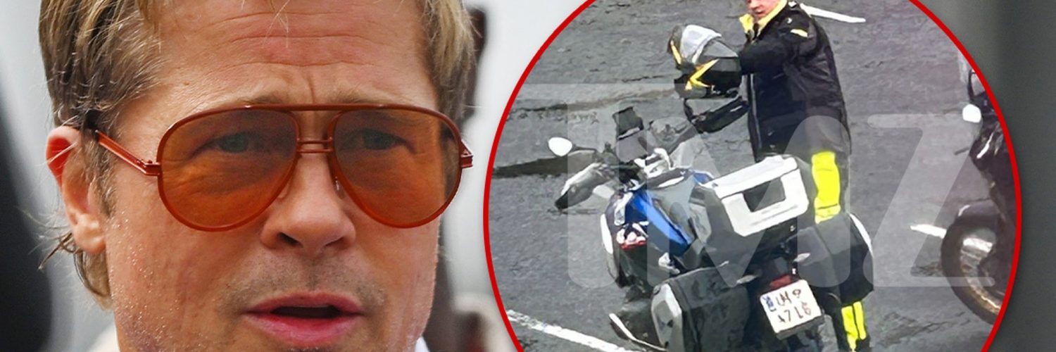 Brad Pitt Motorcycle Touring Iceland, Pax’s Accident Fresh in His Mind