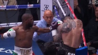 Floyd Mayweather dominates John Gotti III in chaotic rematch (Highlights)