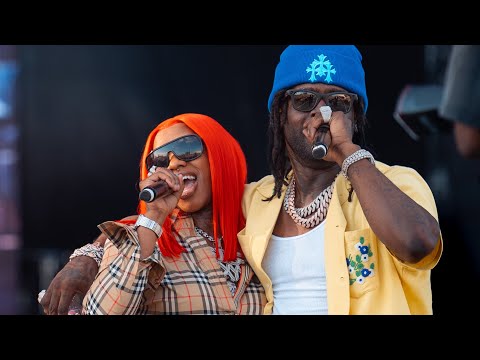 Sexyy Red joins Chief Keef on stage @ Rolling Loud Cali 2024