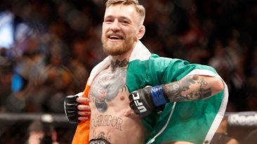 Exactly what happened when Conor McGregor and Chael Sonnen clashed on stage in a battle of legendary trash talkers