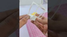 Diy Cute Paper Showpiece🌷✨ | handmade paper crafts | #shorts #papercraft #trending #diy #viral