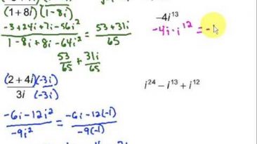 Dividing and Simplifying Complex Numbers