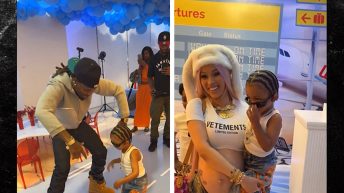 Cardi B and Offset Reunite for Wave’s Birthday Party Amid Divorce