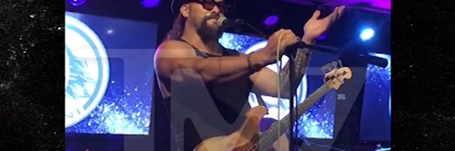 Jason Momoa Jamming Out in Hawaii With His Band